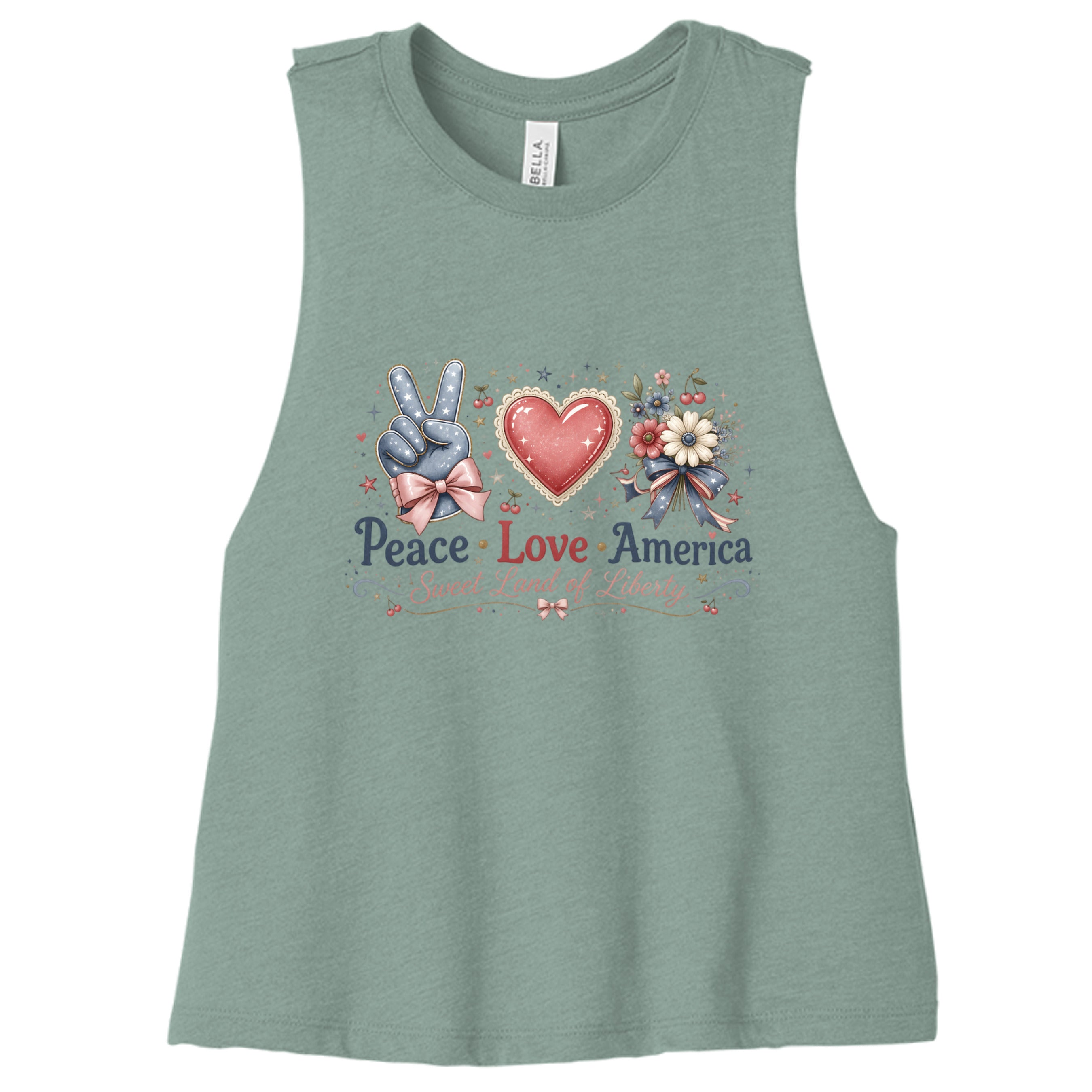 Heather Dusty Blue - 6682 - FRONT