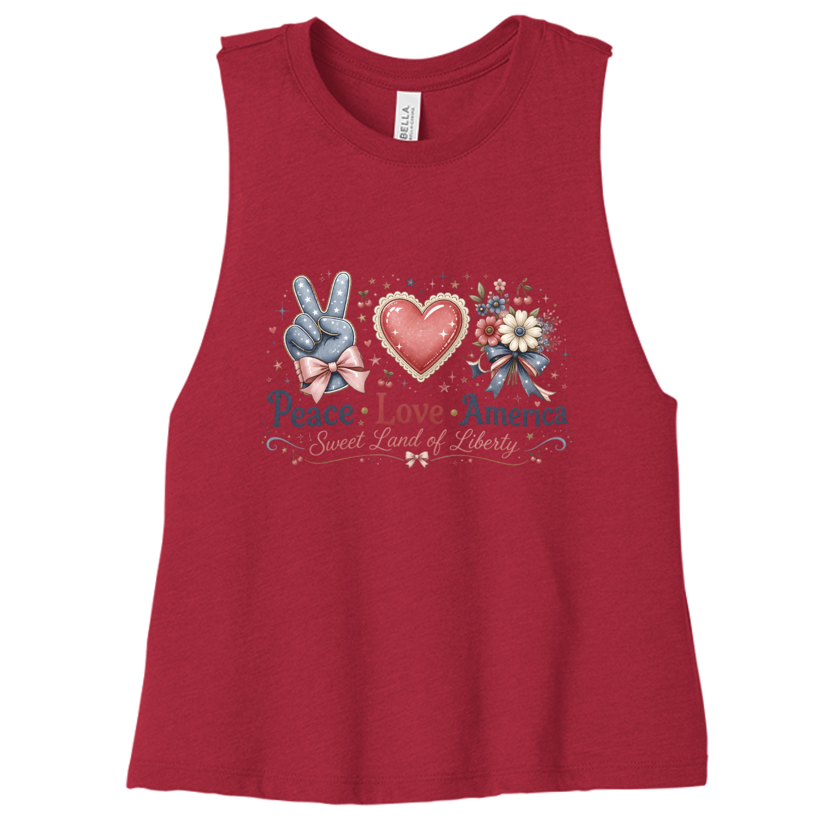 Heather Red - 6682 - FRONT